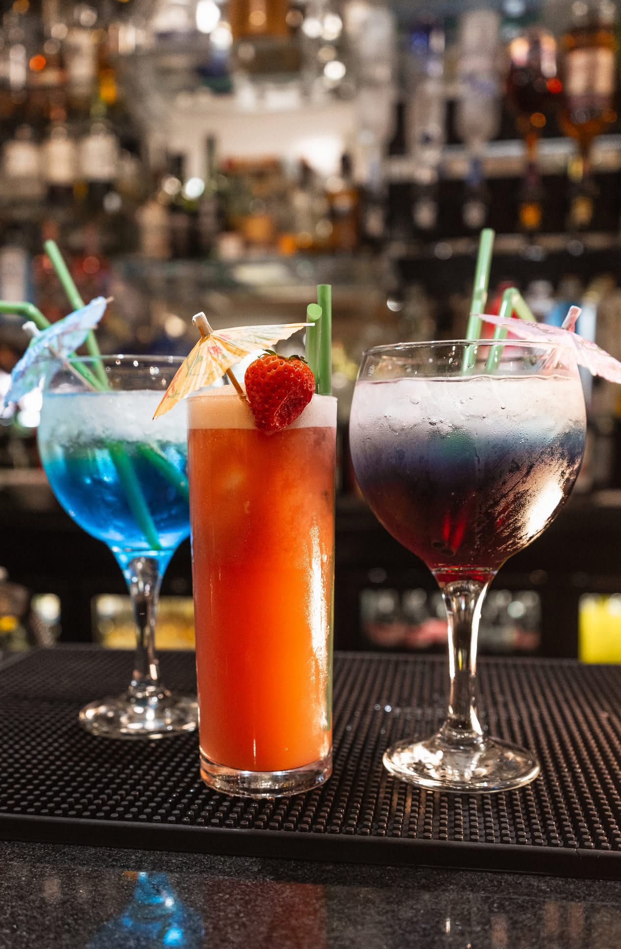 Cocktails and wine
